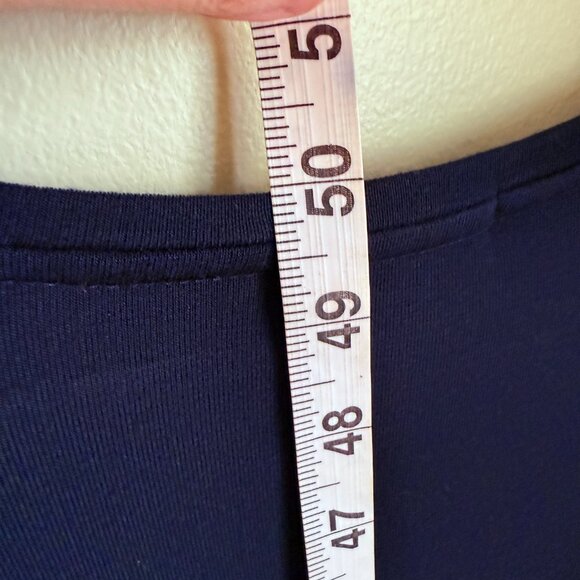 ATM Modal Jersey Knit Super Soft Long-Sleeve Maxi Dress – Black Sz L - Picture 7 of 7